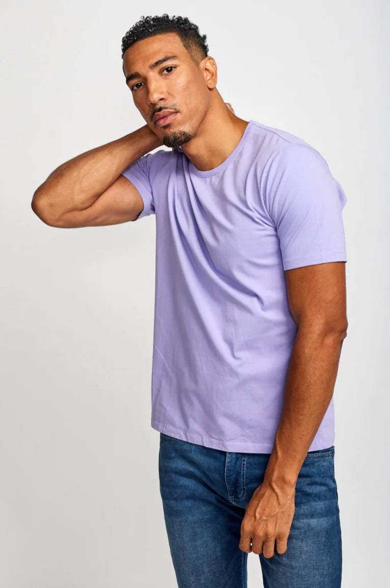 Easy Mondays Crew Neck T-shirt - Lavender